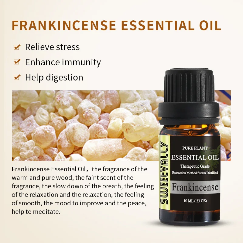 10 мл эфирное масло Frankincense диффузоры деревянный набор ароматерапия ванна для ног