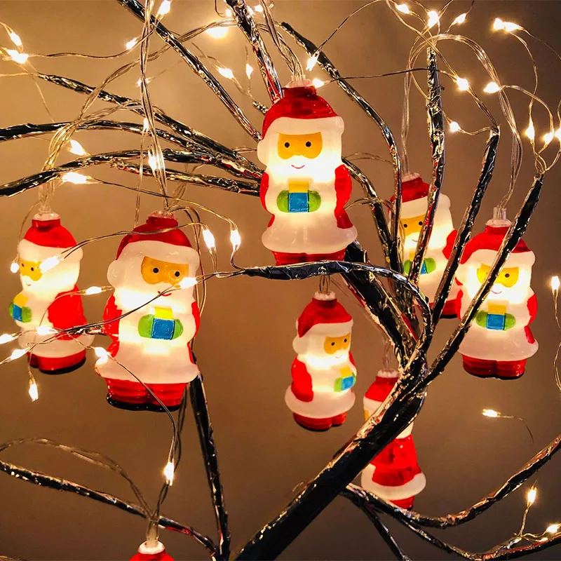 

Snowman Santa Claus Light Christmas Tree Ornament Christmas Decoration for Home Decorations Xmas Navidad 2022 Natal New Year