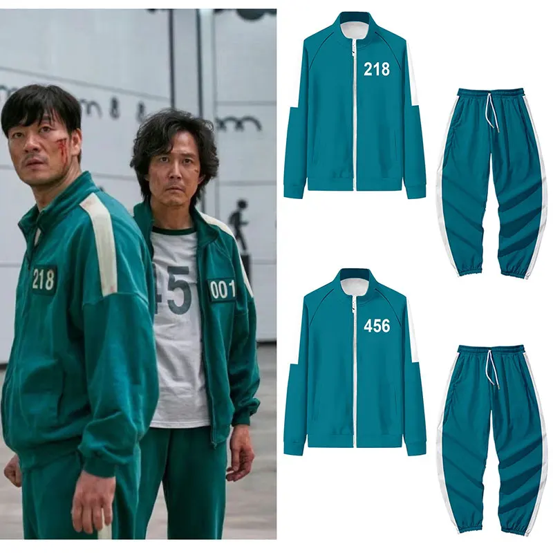 

Костюм для косплея из игры «кальмар», унисекс, с цифровым принтом