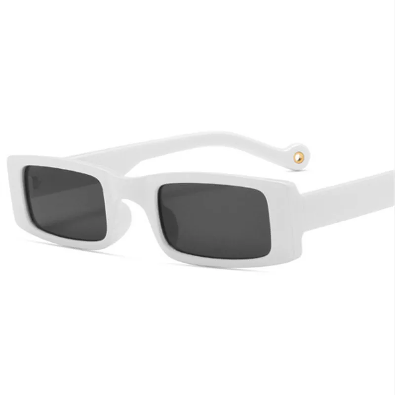 Новинка 2021, модные квадратные солнцезащитные очки, женские индивидуальные солнцезащитные очки, мужские и женские винтажные очки с узкой пр...
