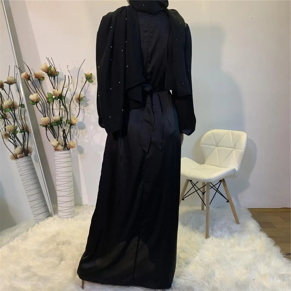 Женское платье из двух частей WEPBEL многофункциональное мусульманское абайе с