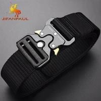 unisex outdoor sports tactical multifunctional high quality canvas belt for men female luxury male jeans army designer trouser