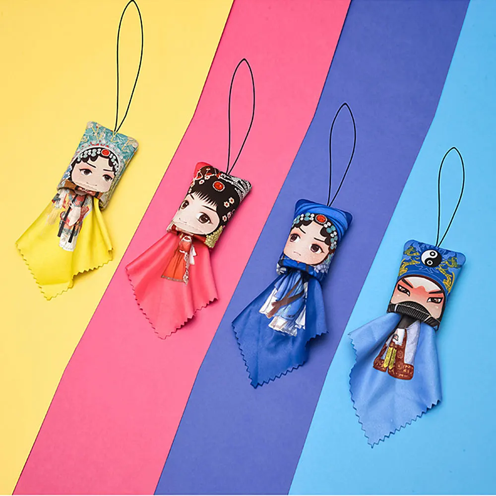 Новая портативная цветная ткань с крючком для чистки линз из микрофибры очков