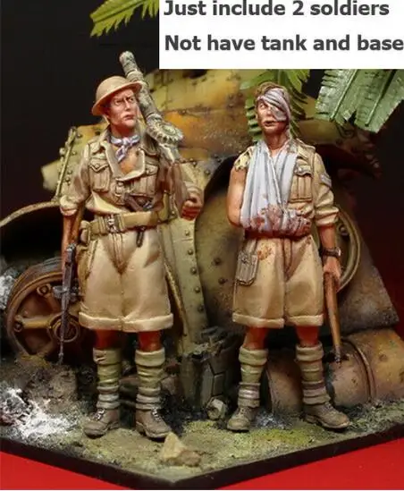 1/35 Набор для моделирования из смолы фигурка солдат (без базы) | Игрушки и хобби