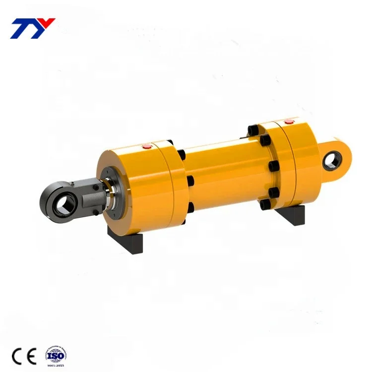 

Tongyong Hydraulic 10 ton high pressure double single acting hydraulic cylinder for press hydraulic bottle jack