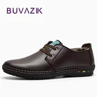 Мужские повседневные Лоферы BUVAZIK, теплые и удобные лоферы из мягкой кожи ручной работы, Осень-зима 2019