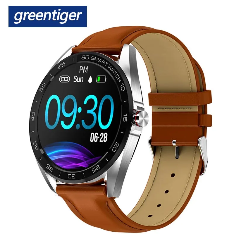 Смарт-часы Greentiger K7 мужские IP68 с пульсометром тонометром и монитором сна |