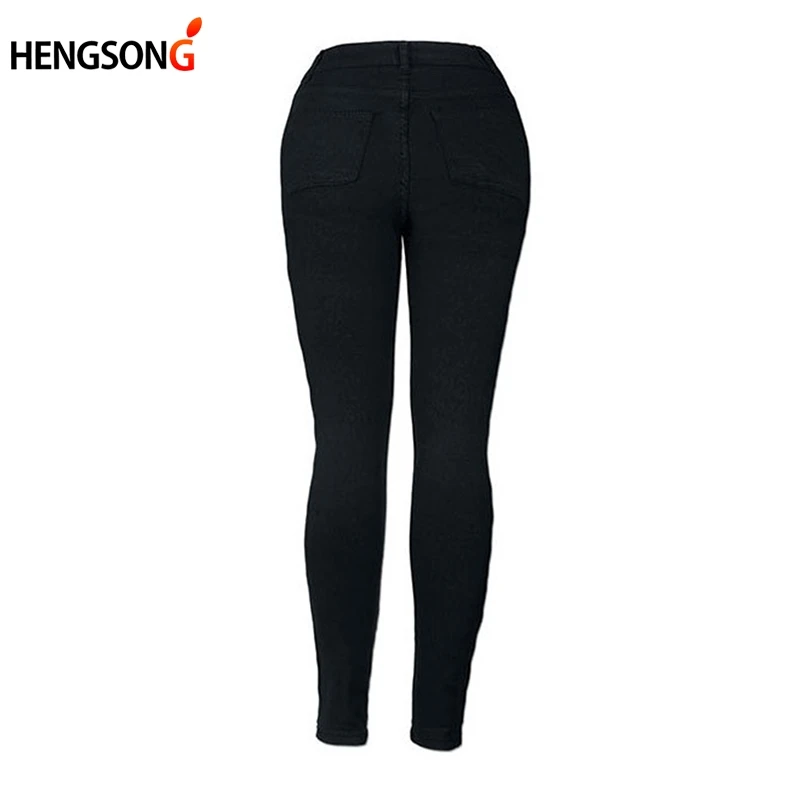 Новинка белые рваные джинсы женские крутые с высокой талией эластичные