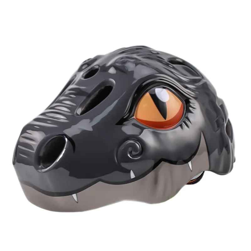 Kids Bike Helmet Design Dinosaur Pattern Safety Cycling MTB Ultralight Adjustable From Toddler | Спорт и развлечения
