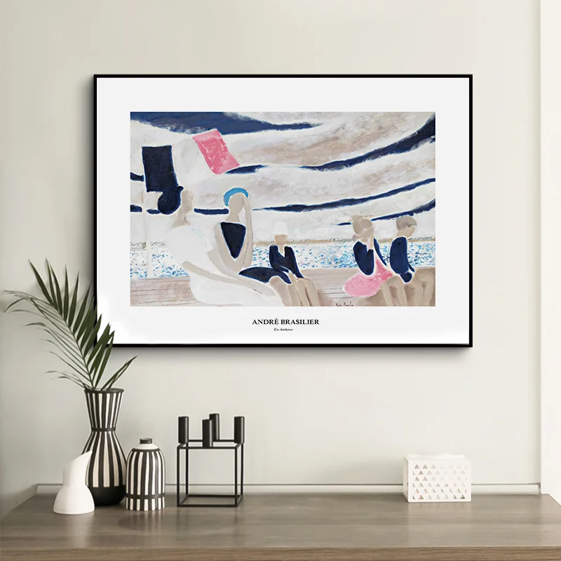 

Abstract Figure Painting Horse Racing In The Forest Canvas Oil Painting Leisure Outing Posters And Prints For Living Room