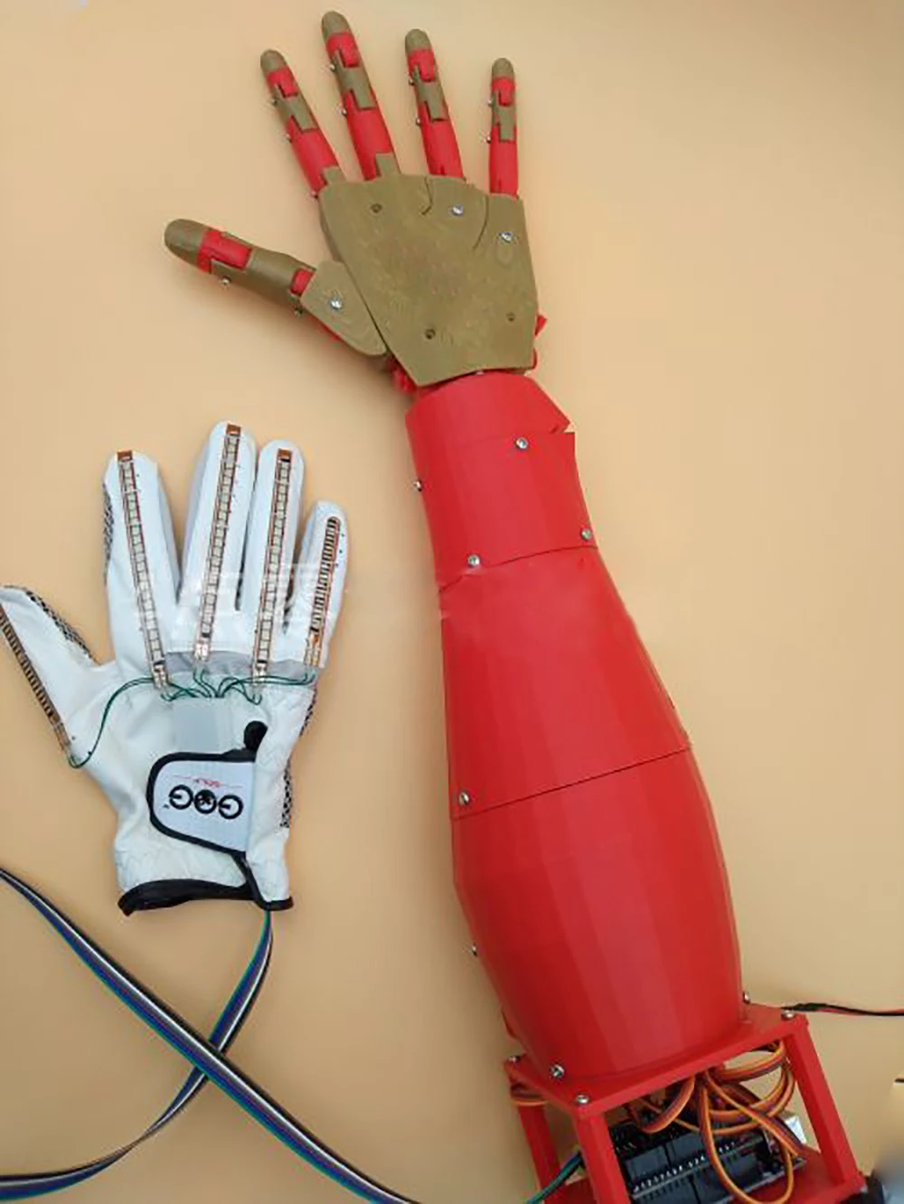 DIY руки робота Bionic манипулятор робот рулевой механизм контроллер паровые наборы 3d принтер для Inmoov Ardui