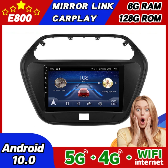 Новый 6 ГБ ОЗУ 128 Rom 2 Din автомобильный радиоприемник навигации GPS Bt плеер 9 дюймов
