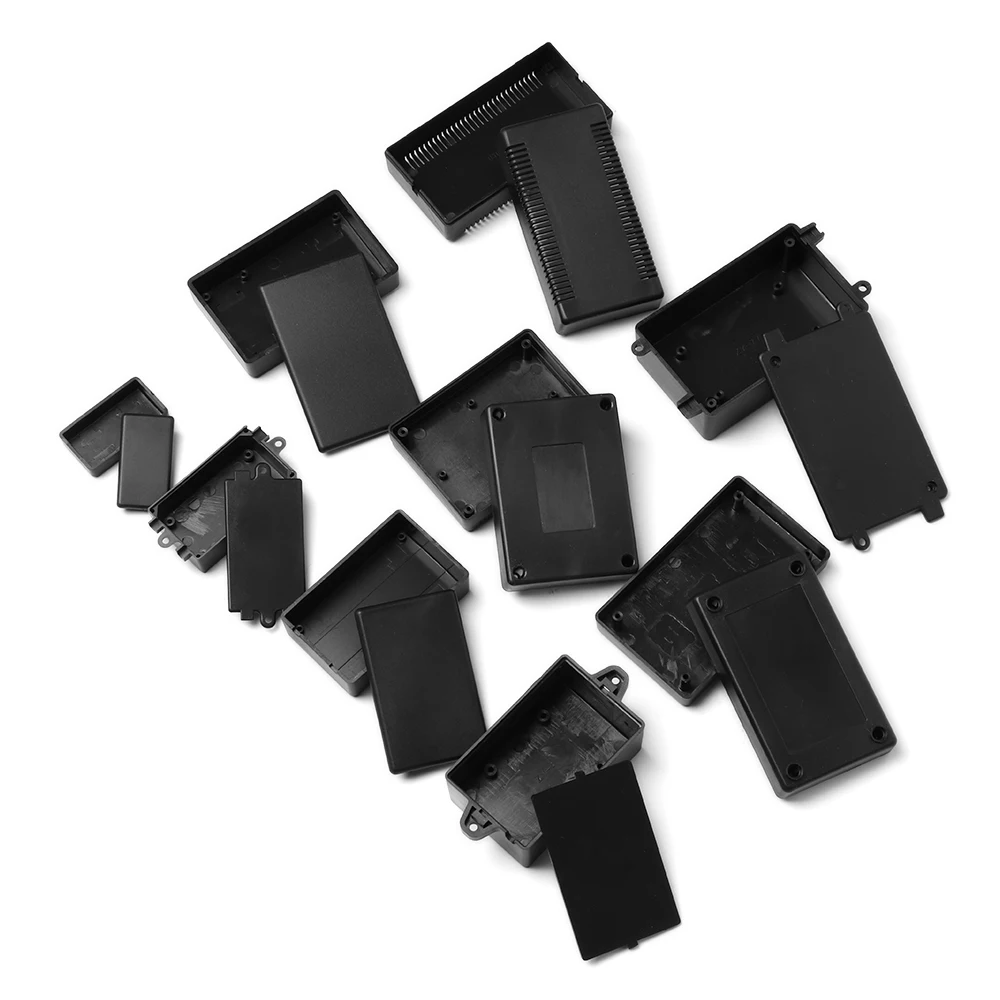 

9 sizes ABS Plastic Waterproof Cover Black DIY Housing Instrument Case Plastic Electronic Project Box Electric Supplies