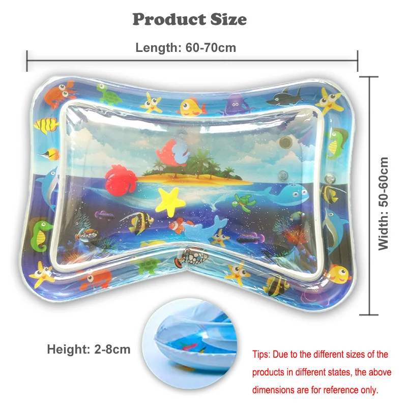 Детский игровой коврик для младенцев детский воды надувной водный Забавный