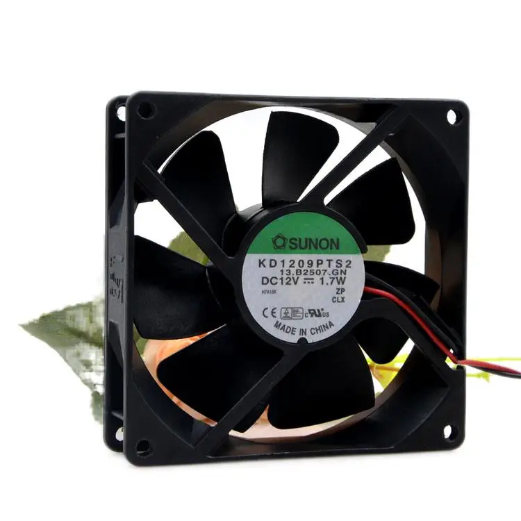 Sunon KD1209PTS2 9 9025 12 в 1,7 Вт Магнитный бесшумный источник питания для ПК чехол вентилятор