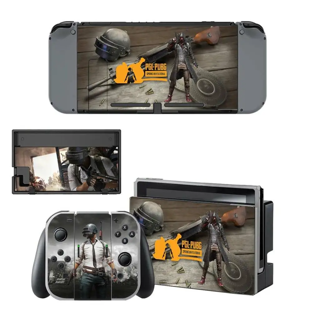

Game PUBG Nintendoswitch Skin Nintend Switch Stickers Decal for Nintendo Switch Console Joy-con Controller Dock Skins Stickers