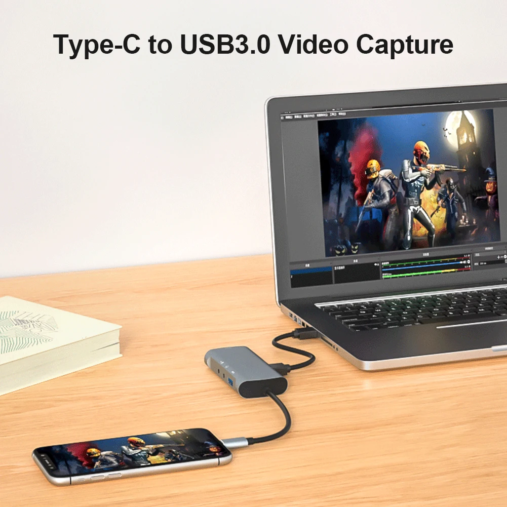 Док-станция 6 в 1 с USB Type-C на 1080 HD 4K P | Компьютеры и офис