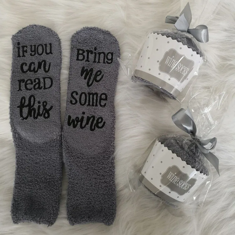 Рождественские носки Винные Подарки для женщин рождественский подарок забавные
