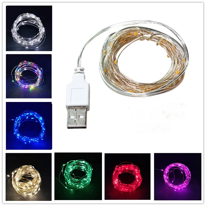 1M 2M 3M 5M 10M Outdoor LED String Lights Holiday New Year Fairy Garland for Christmas Tree Wedding Party Decoration Xmas Lights