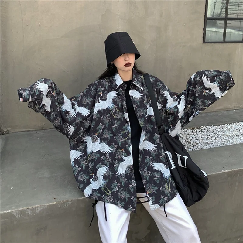 Японское кимоно в стиле Харадзюку шикарный традиционный кардиган юката куртка с