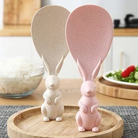 creative household stand up rice spoon cute bunny non stick rice shovel japanese style rice shovel kitchen scoop shovel spoon
