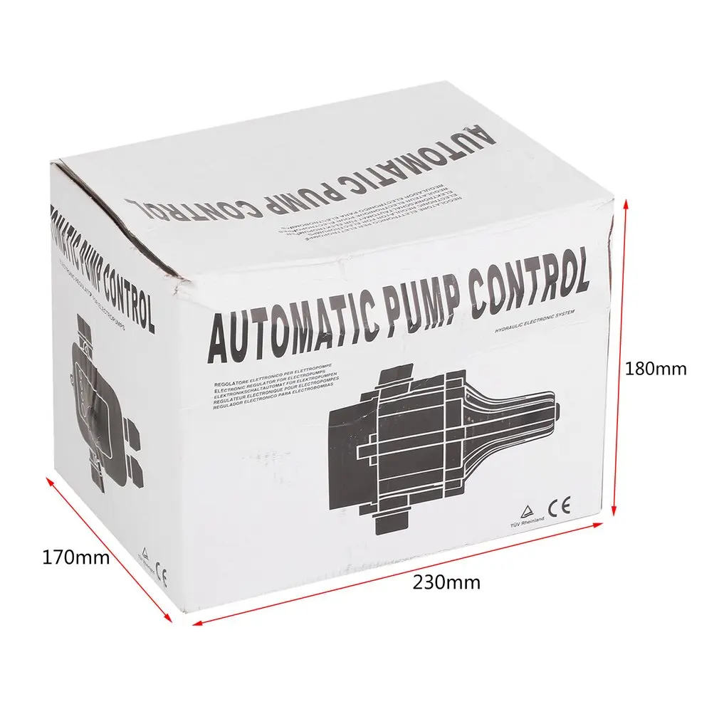 

2020 Electronic Water Pump Automatic Pressure Control Switch Water Pump Pressure Controller With EU Plug&Cables