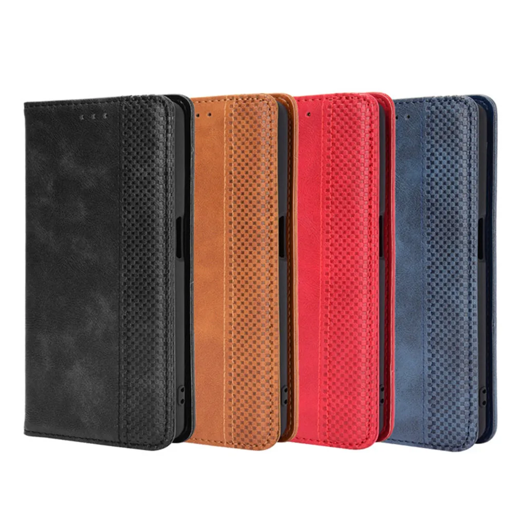 

For OPPO Realme 7 Case Luxury PU Leather Wallet Magnetic Adsorption Case For Oppo Realme 7 Pro Realme7 Protective Phone Bags