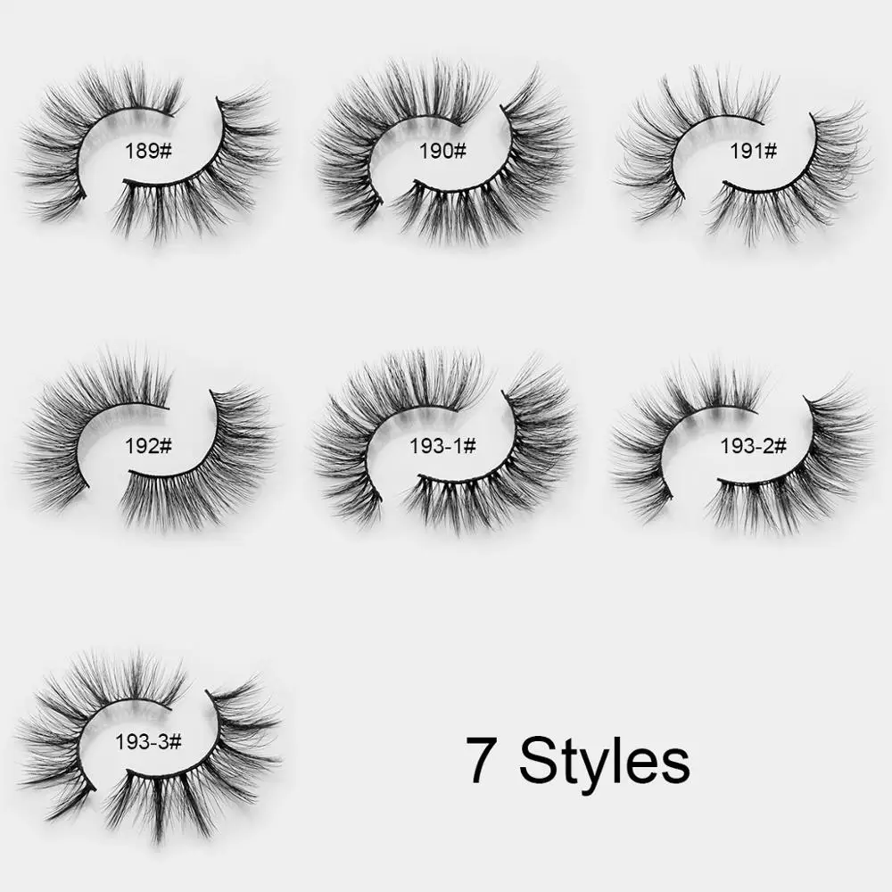 SEXYSHEEP 3 пары 3D набор ресниц натуральные длинные накладные ресницы липкая подводка