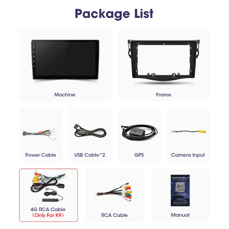 Vtopek 2G + 32G Android 9 0 автомобильный dvd-плеер для Toyota RAV4 Rav 4 2005-2013 Радио GPS навигация Wifi