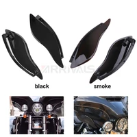 adjustable motorcycle side windshield fairing air deflector for harley touring ultra limited electra street glide 2014 2020