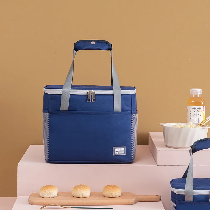 

Портативный Пикник сумка для хранения обеда сумка Термальность утепленная Коробки для обедов Сумка-тоут сумка для ланча Водонепроницаемый...