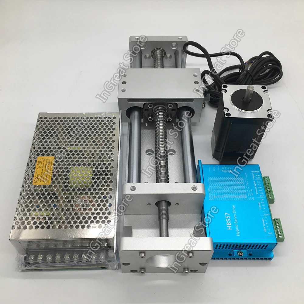 ЧПУ Линейный модуль скользящий стол XYZ Axis Cross Slide Stage Ballscrew + Nema23 Закрытая петля