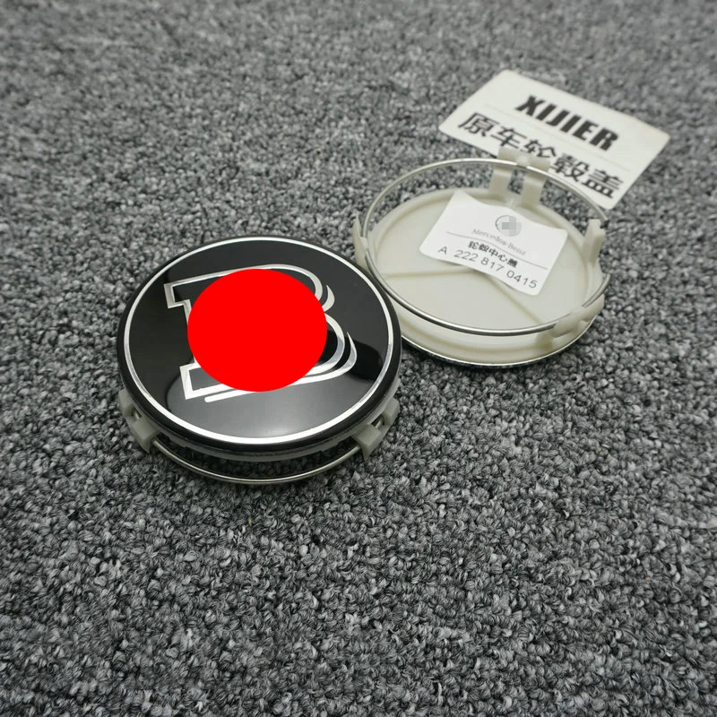 

4pcs Car Wheel Center Cap Hub Caps Cover 75MM for Mercedes Benz AMG Color Apple Tree Brabus 3pin Hubcaps Car Styling Accessories