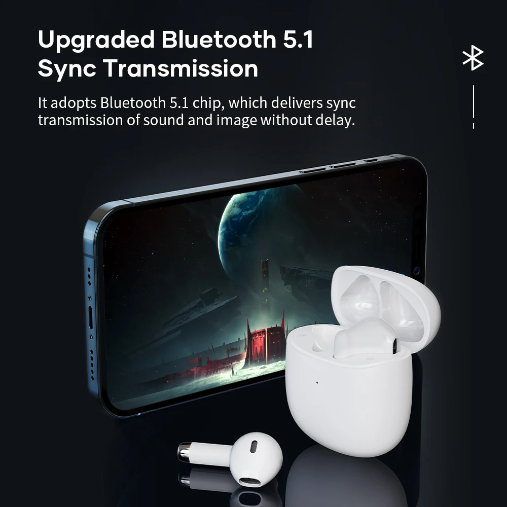 TWS-наушники ROCK True Wireless с поддержкой Bluetooth 5 1 и зарядным футляром | Электроника