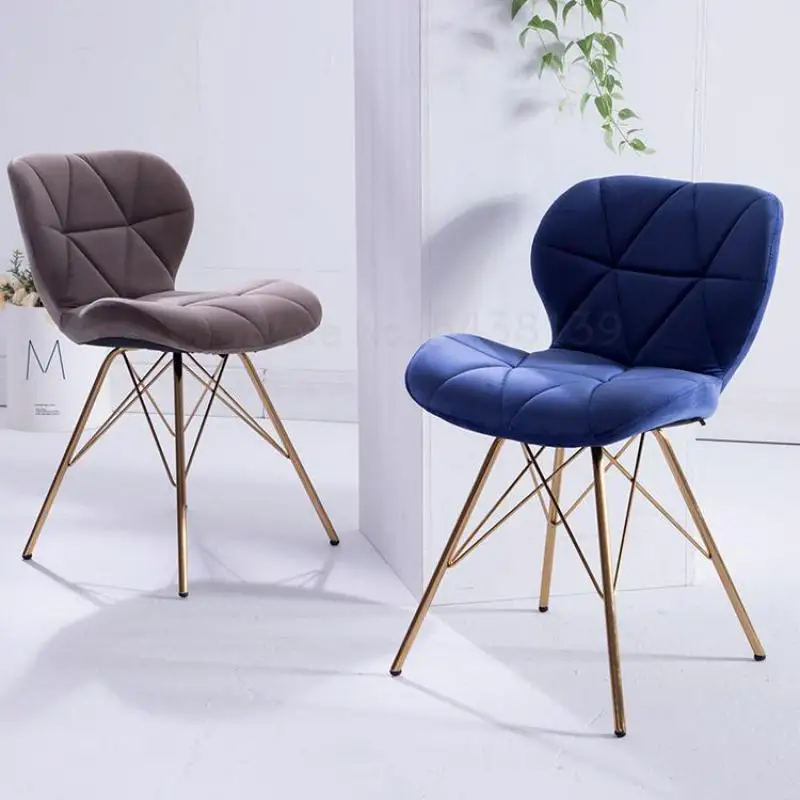 Скандинасветильник светлый роскошный Ins стул с бабочкой сетчатый красный для