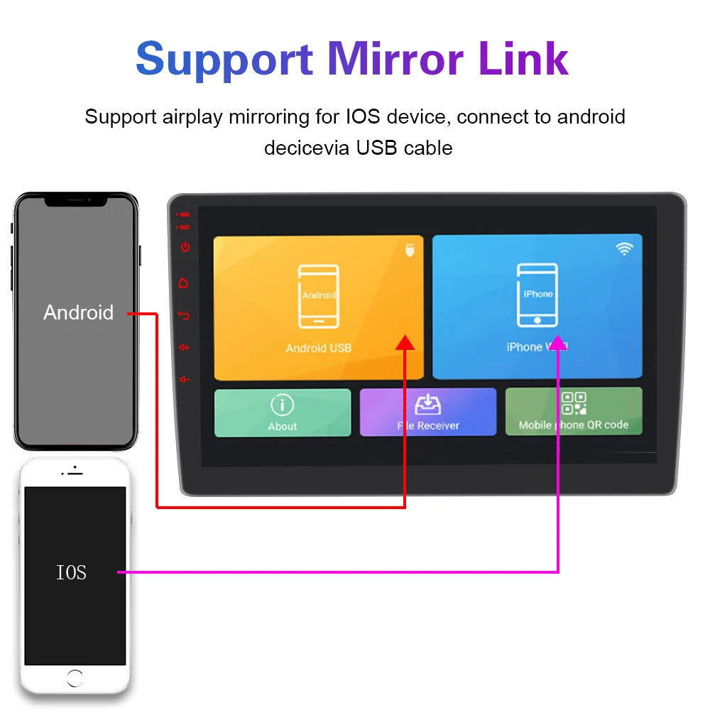 car radio android 8 1 wifi bluetooth mp5 retractable gps autoradio 2 din 10 touch screen car multimedia mp5 player auto parts free global shipping