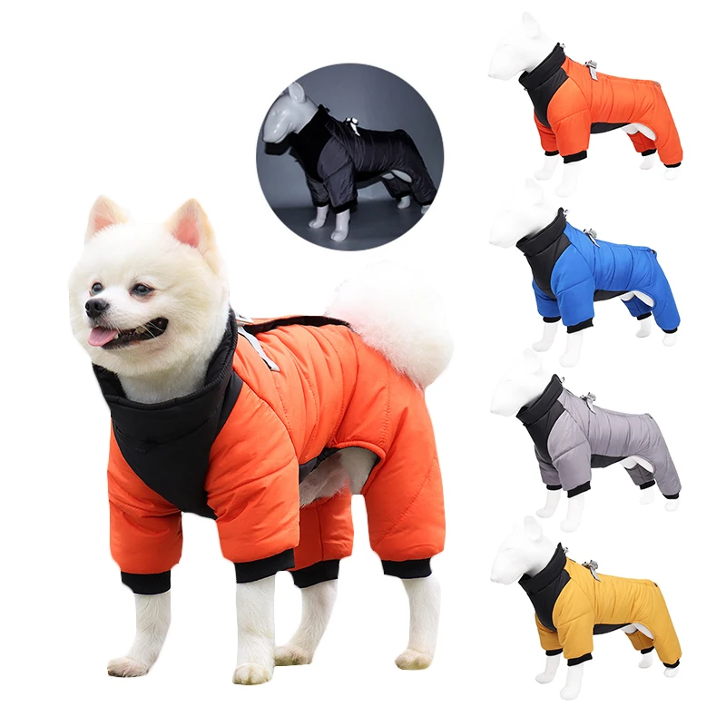 

Winter Pet Dog Clothes Waterproof Warm Puppy Jacket Thicken Jumpsuit For Small Medium Dog Coat Chihuahua French Bulldog Clothing