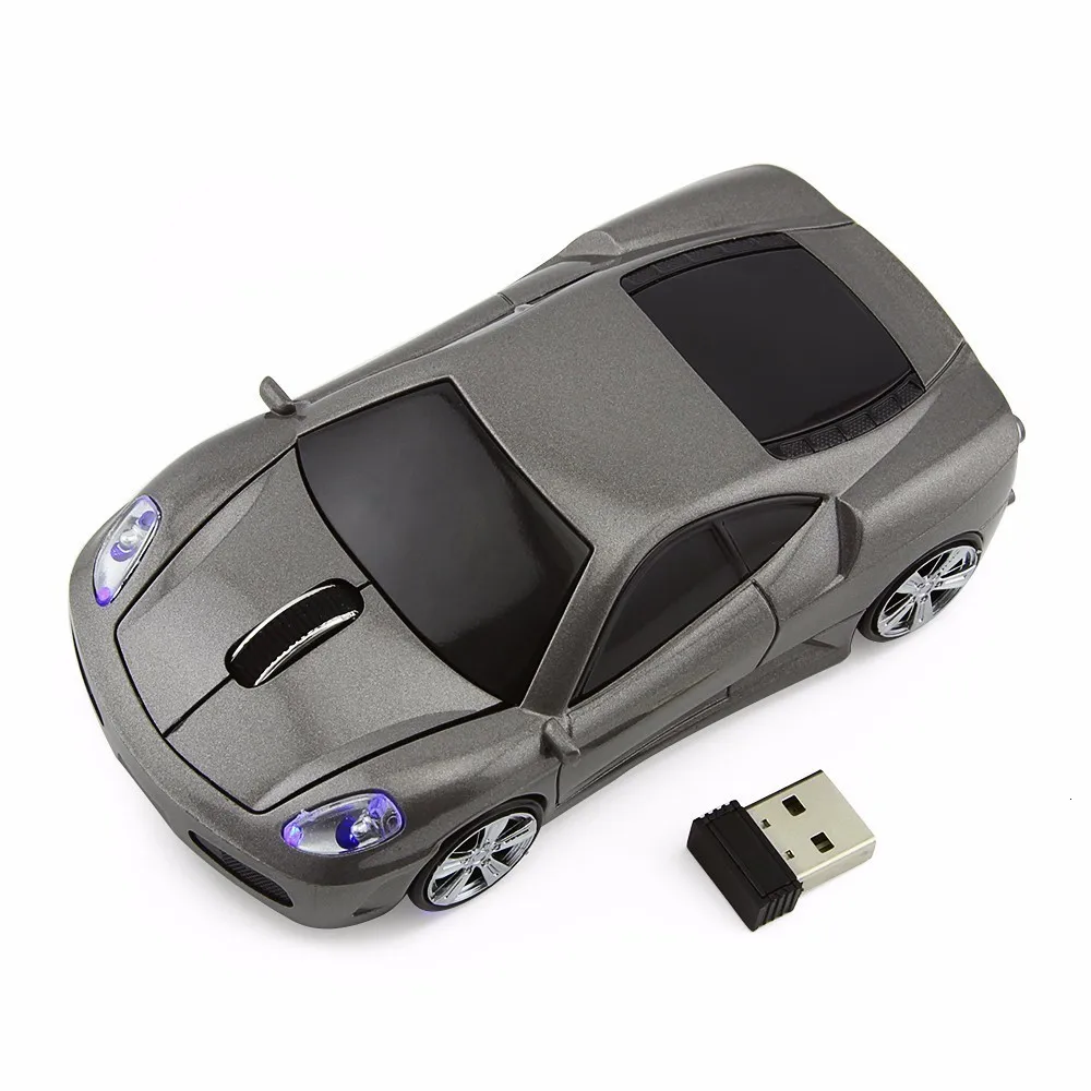 CHYI классная Беспроводная 3D Автомобильная мышь 1200 dpi, оптическая игровая мышь, USB компьютерная мышь для геймера, ПК, настольного ноутбука для детей