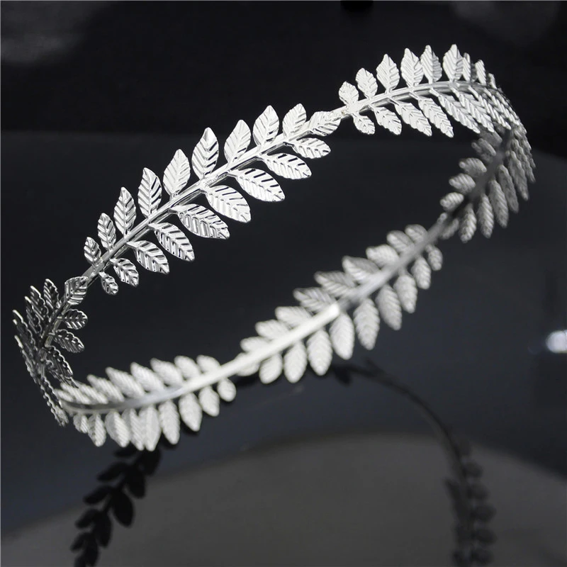 Повязка для волос в стиле барокко модная винтажная диадема с золотыми оливковыми