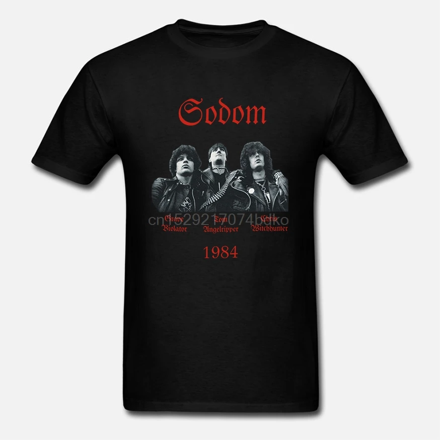 Новый Sodom in the Sign of Evil Thrash Metal Album Shirt (SML-2XL) badhabitmerch |