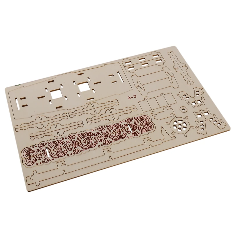 3D деревянный корабль головоломки игрушки обучения здание паром модель парусная