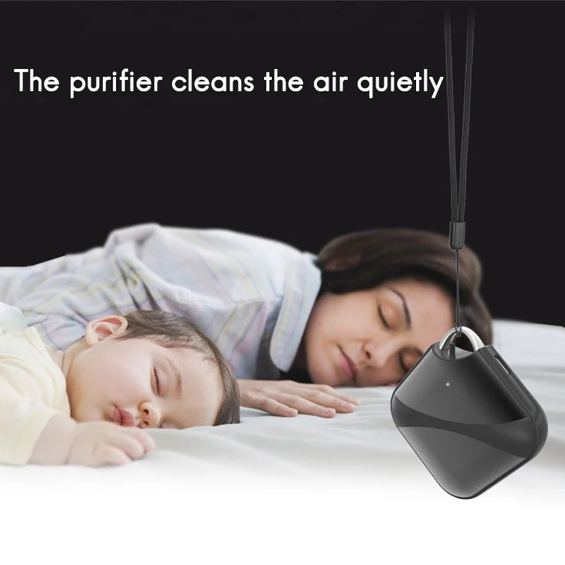 Air Purifier Fashion Personal Wearable Mini Portable Hanging Neck Car Outlet Clip 5000W Negative Ion | Бытовая техника