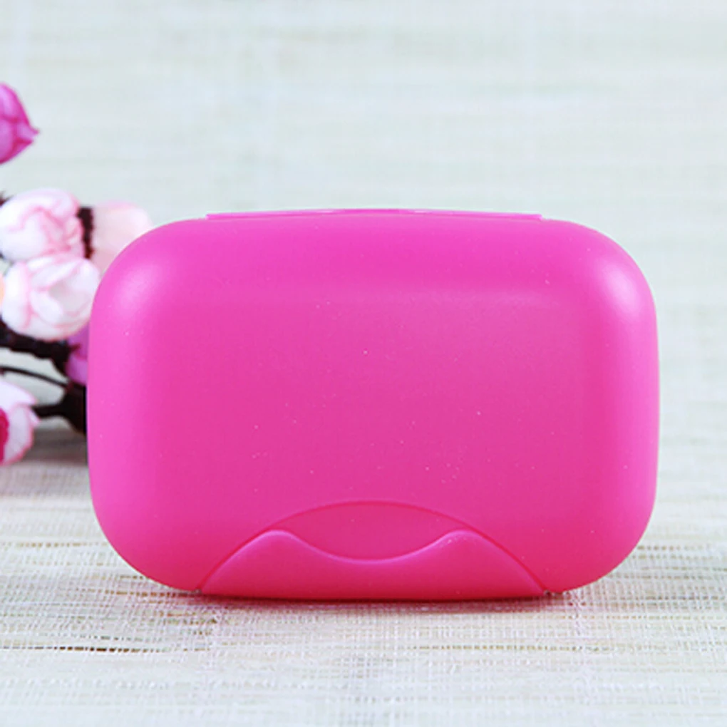 

Simple Travel Square Bathroom Shower Soap Dish Box Waterproof Outdoor Hiking Camping Soap Case Portable Container Holder