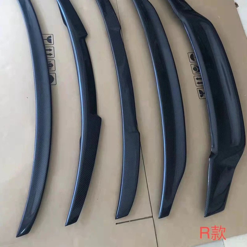 Спойлер из углеродного волокна в стиле BLS задний бампер багажник губа 2009-2016 для Audi