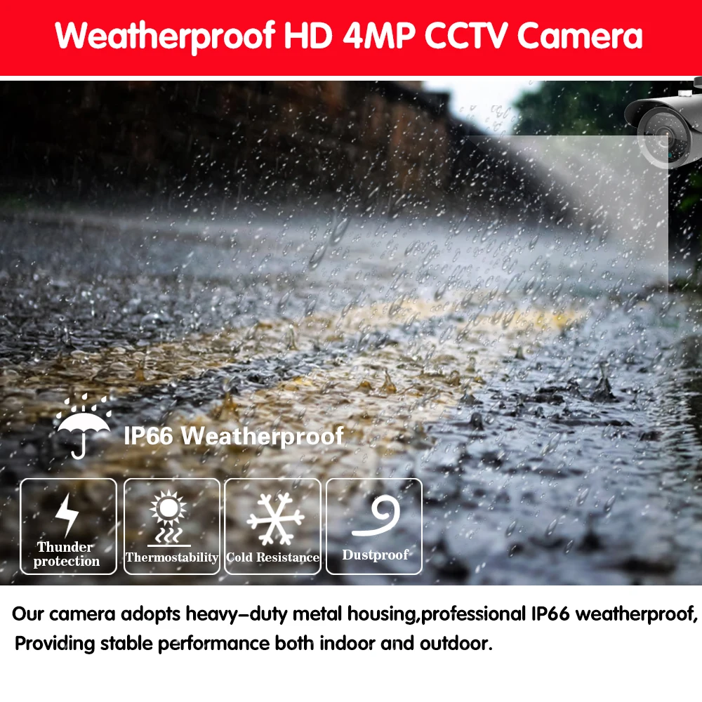 NINIVISION 8CH AHD 5MP DVR система 8pcs 4.0MP Bullet indoor outdoor Warterproof ночное видение IR CCTV камера с IR-Cut |