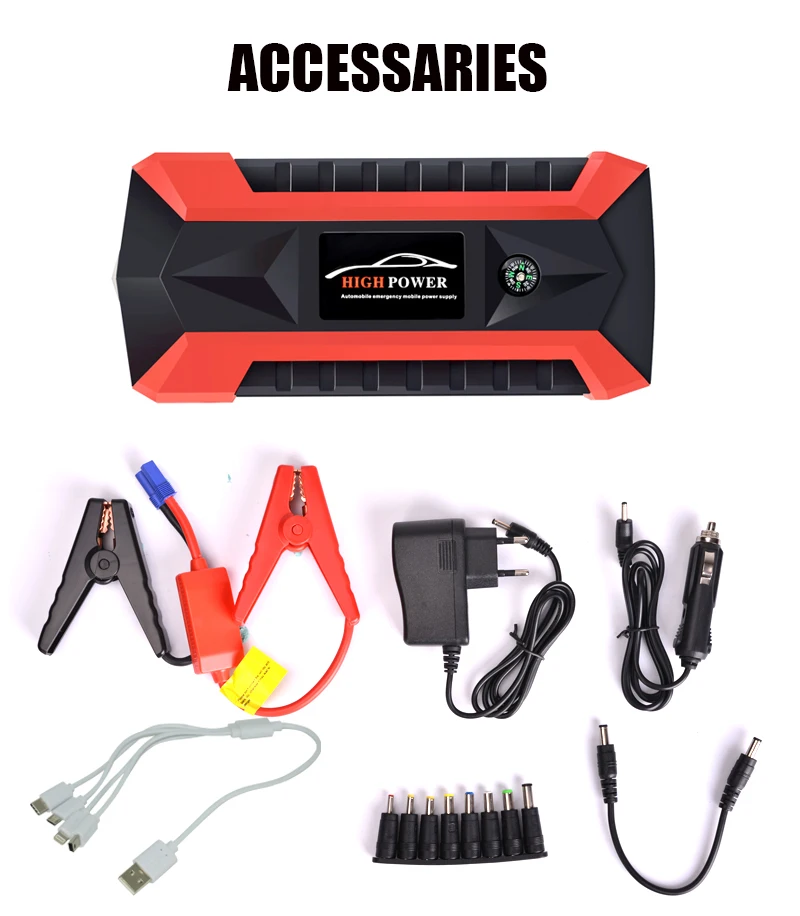 WINTUWAY многофункциональное автомобильное пусковое устройство 12 В 4usb 1000 А