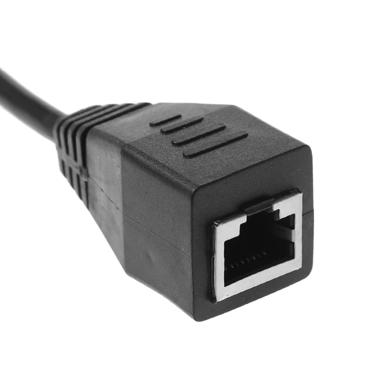 

RJ45 Cat5e Male To Female Shielded Panel Mount Ethernet Network Extension Cable - L059 New hot