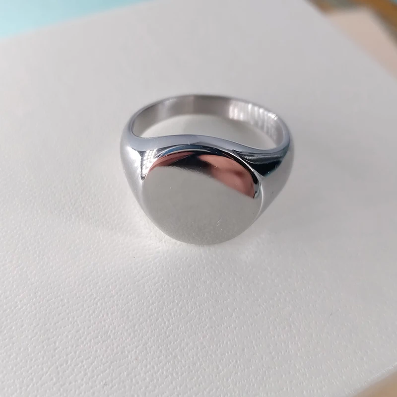 Personalizza 925 argento massiccio sigillo di cera timbro Logo anello incidere cera sigillo timbro invito a nozze sigillo personale anelli di tenuta di cera