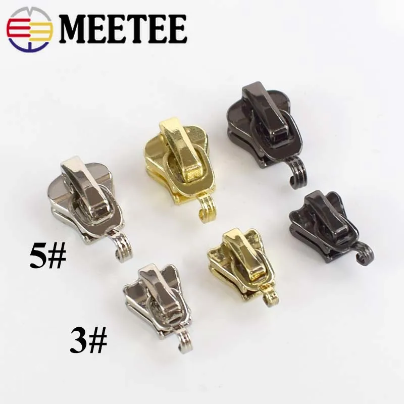 Meetee 20 шт. 3 #5 # металлические нейлоновые застежки для багажа одежда