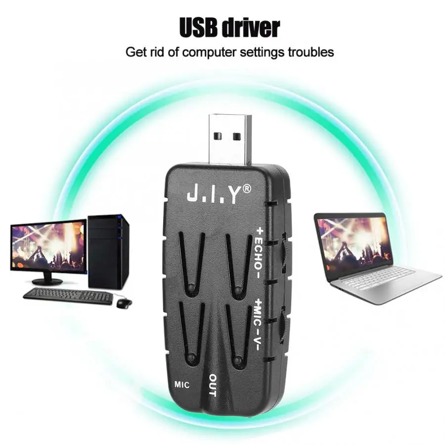 Микрофон JIY microfono 2 с 1 ресивером USB 3 0 аксессуар для настольного ноутбука